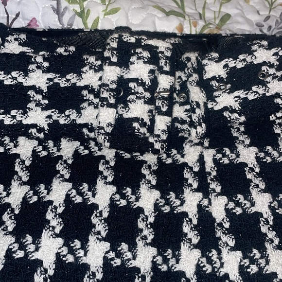 ZARA houndstooth belted skirt - Picture 3 of 5